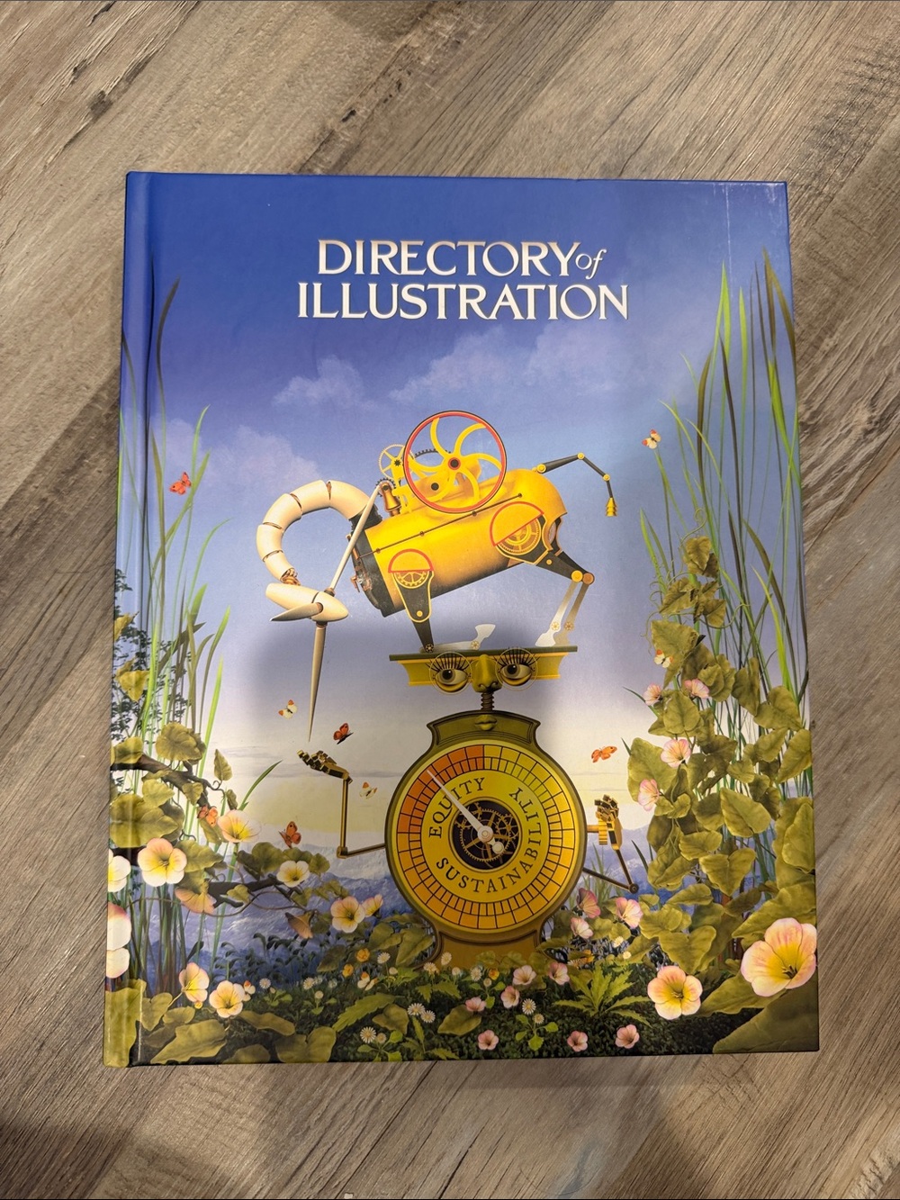 Directory of Illustration — Blue and Yellow Art Hardcover Coffee Table Book